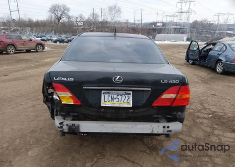 2003 Lexus Ls 430 z USA, uszkodzony, nr VIN JTHBN30F930094625